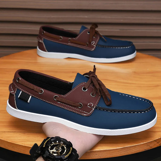 Men’s Doudou Casual Driving Shoes – Retro Large-Size Comfort Style