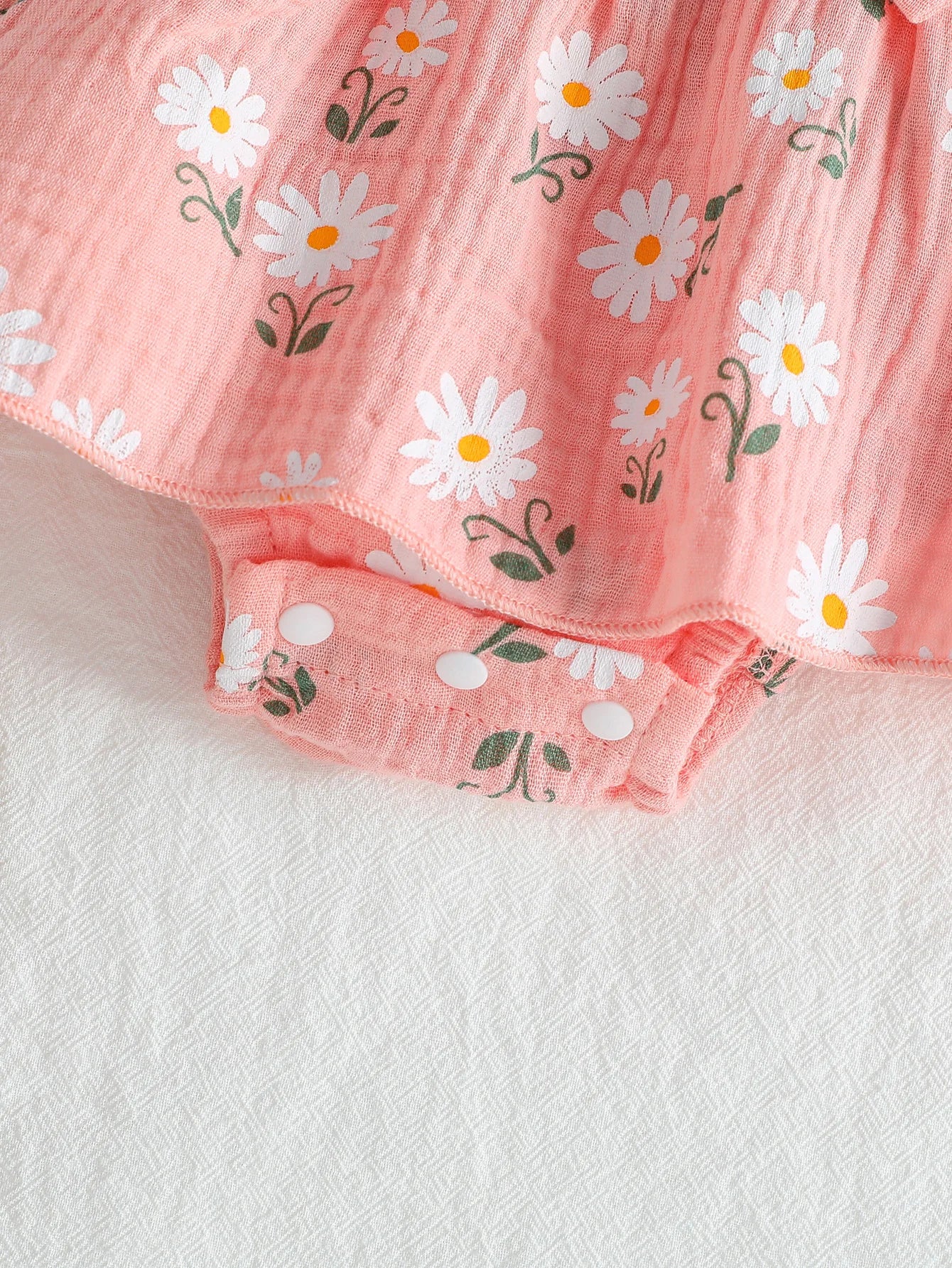 2Pcs Summer Newborn Soft Cotton Pink Baby Girls Rompers Dress