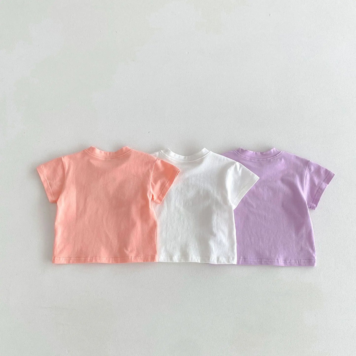 Summer Newborn Infant Baby Boy Girls' Cute Cartoon Strawberries Printing T-Shirt Muslin Perfect For Kids' Fashion Baby Clothing