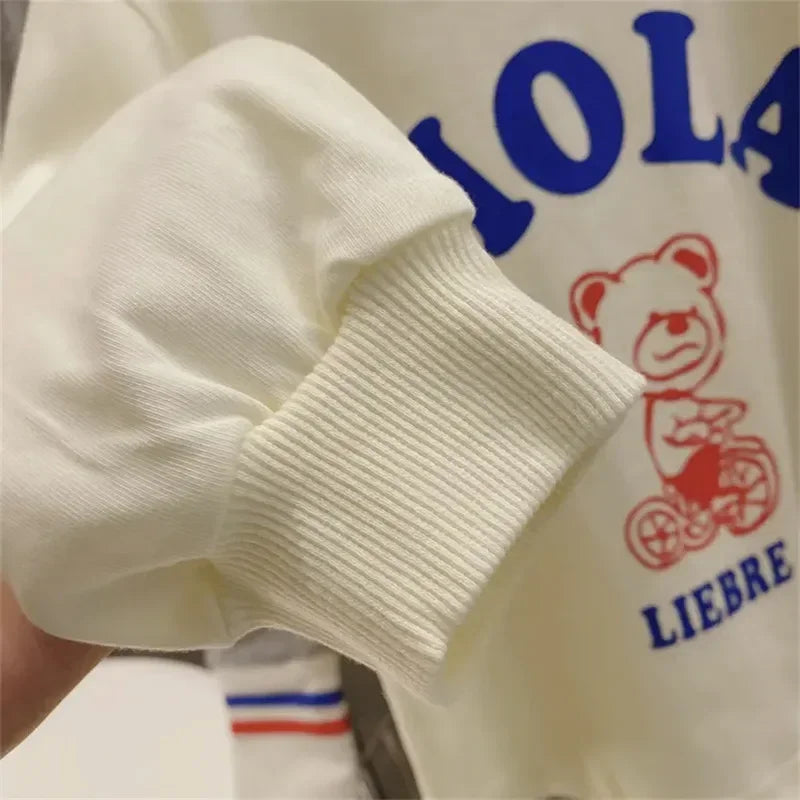 Autumn Children's Fashionable Sports Set Baby Girl Sweater