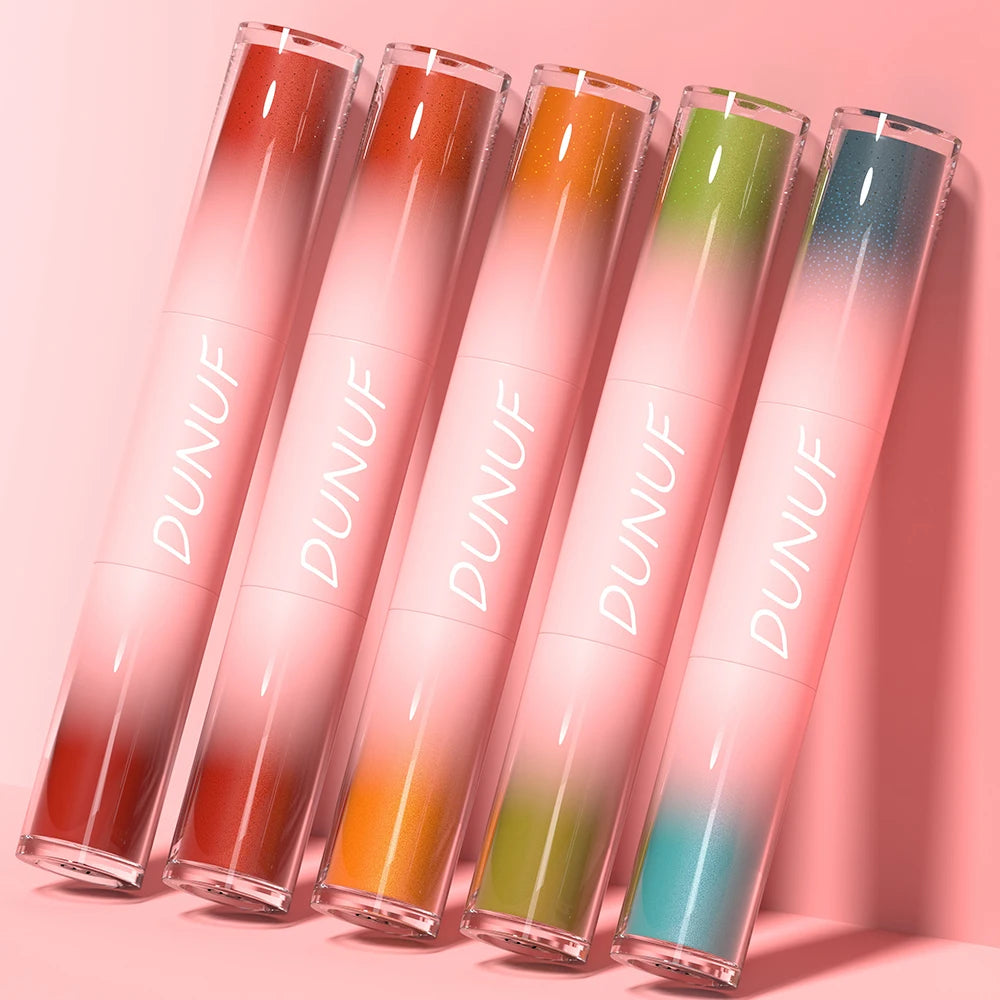 Double-head Punk Metallic Liquid Eyeshadow Stick Dark Glitter Matte Sequins Bicolor Shimmer Eyes Makeup Cream Pencil Waterproof