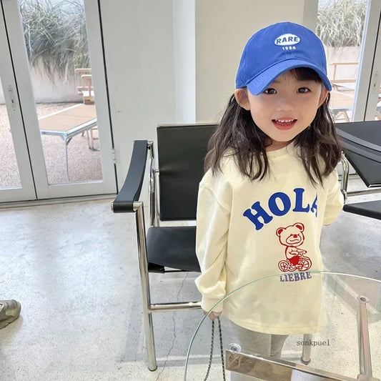 Autumn Children's Fashionable Sports Set Baby Girl Sweater