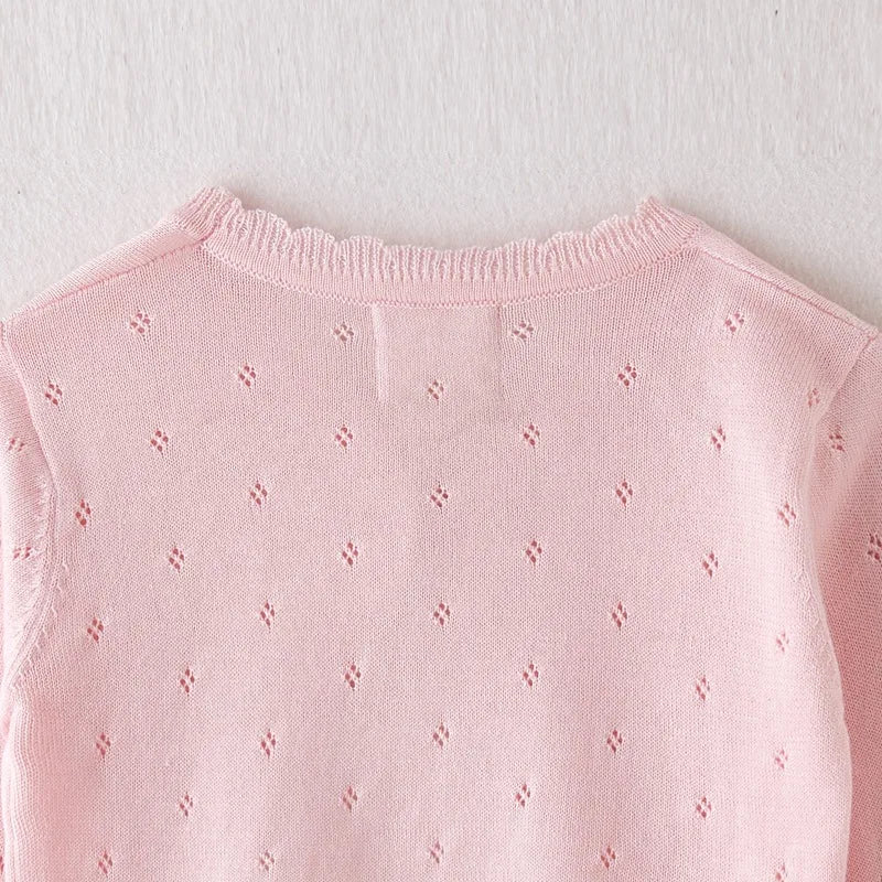 Baby Girl Shawl Jacket Summer Infant Cardigan Outerwear Baby Clothes