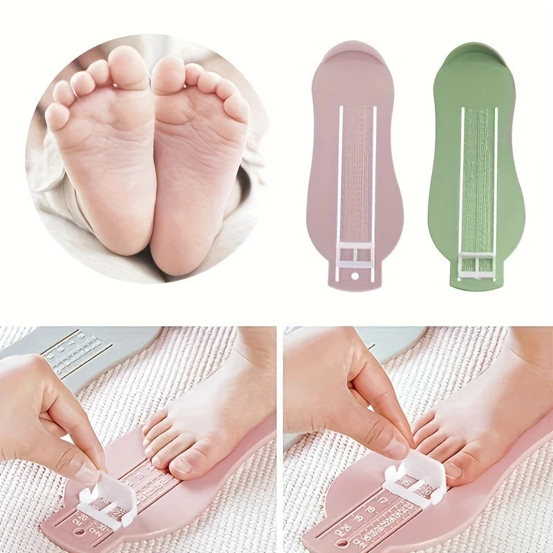 👣 Baby Foot Ruler – Kids Shoe Size Measuring Tool | مسطرة قدم للأطفال – أداة قياس مقاس الحذاء للرضّع والأطفال