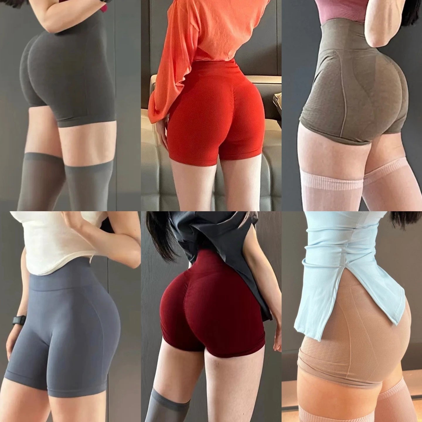 🍑 Seamless Jacquard Hip-Lifting Yoga Shorts – Soft Touch Fitness Wear for Women | شورت يوغا نسائي بدون خياطة – تصميم جاكار ناعم – لياقة ورفع للمؤخرة