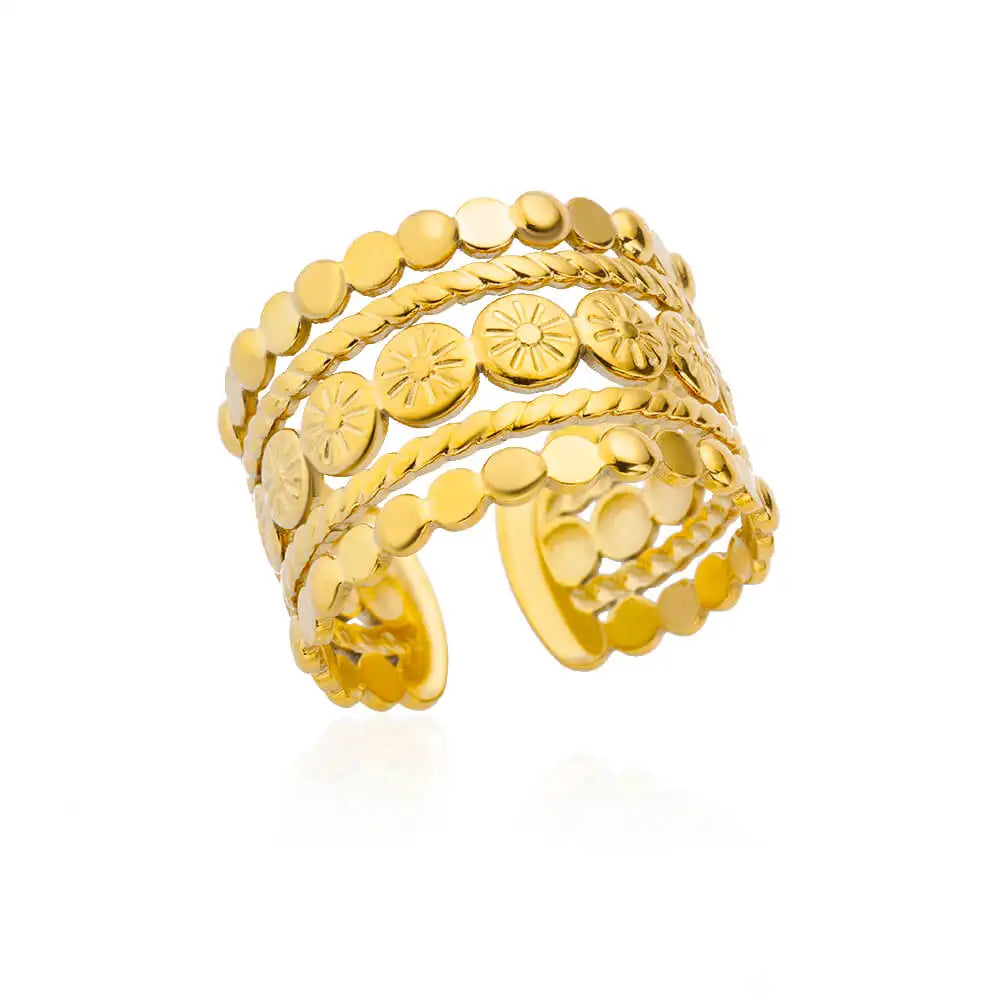 โจ 316L Stainless Steel Gold Rings โ Classic Wedding & Couple Jewelry ๐ท ุฎูุงุชู
ุณุชุงููุณ ุณุชูู 316L ุจููู ุฐูุจู โ ุชุตู
ูู
ูุงุฎุฑ ูููุงุณููู ููุฒูุงู