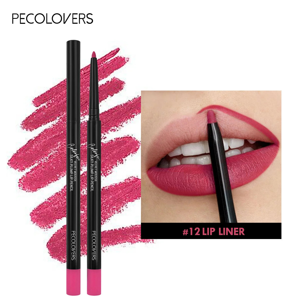 Waterproof Matte Lipliner Pencil โ Long-Lasting 12-Color Lip Contour & Tint Stick | ููู
ุชุญุฏูุฏ ุดูุงู ู
ุทูู ู
ูุงูู
ููู
ุงุก โ 12 ููููุง ูุชุญุฏูุฏ ูุชูููู ุงูุดูุงู ุจุซุจุงุช ุนุงูู