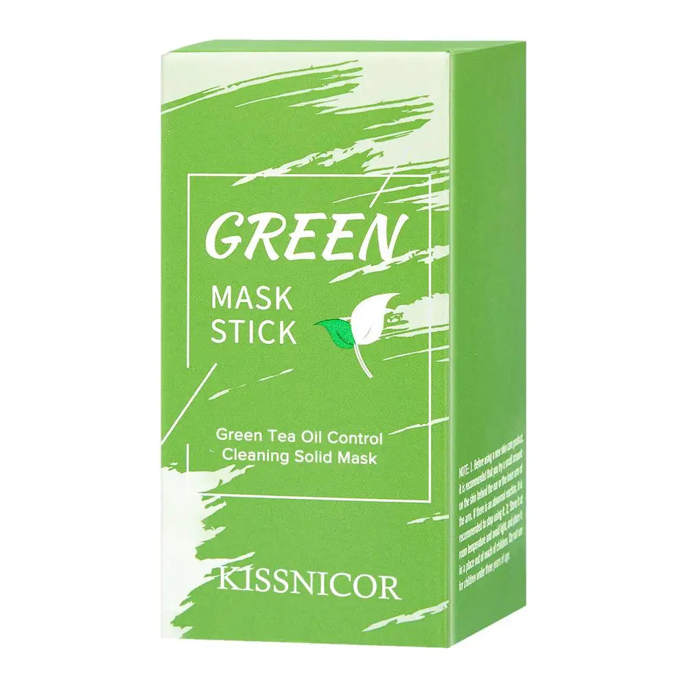 ✨ Green Tea Cleansing Stick Mask – Deep Pore Cleanser & Blackhead Remover 🔷 ماسك تنظيف الوجه بعصا الشاي الأخضر – لإزالة الرؤوس السوداء وتنظيف المسام بعمق