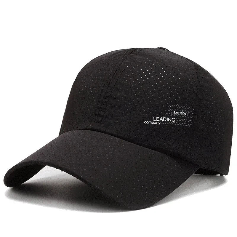 🧢 Quick-Dry Outdoor Sports Sun Cap – Unisex Adjustable Golf & Fishing Hat | قبعة رياضية صيفية سريعة الجفاف – للرجال والنساء – للجولف، الصيد، الجري
