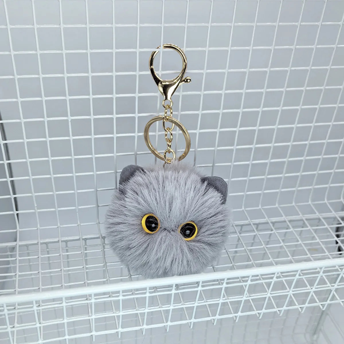 Cute Plush Cat Keychain – Cartoon Doll Pendant for Bags, Cars & Gifts | سلسلة مفاتيح قطة محشوة لطيفة – دمية كرتونية مخصصة للحقائب، السيارات والهدايا