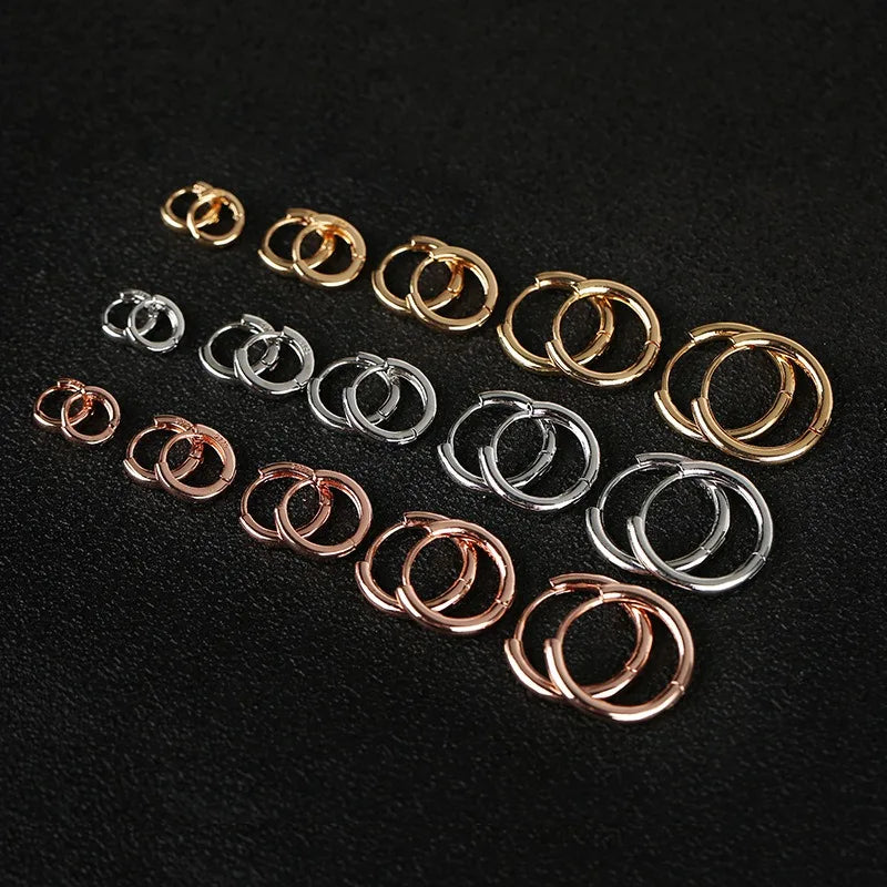 โจ 2pcs Gold Color Tiny Hoop Earrings โ Unisex Cartilage Piercing Jewelry ๐ท ุทูู
ุญูููู ุฐูุจููู ุตุบูุฑูู (ูุทุนุชุงู) โ ุฃูุฑุงุท ุบุถุฑูู ุฃูููุฉ ูููุณุงุก ูุงูุฑุฌุงู