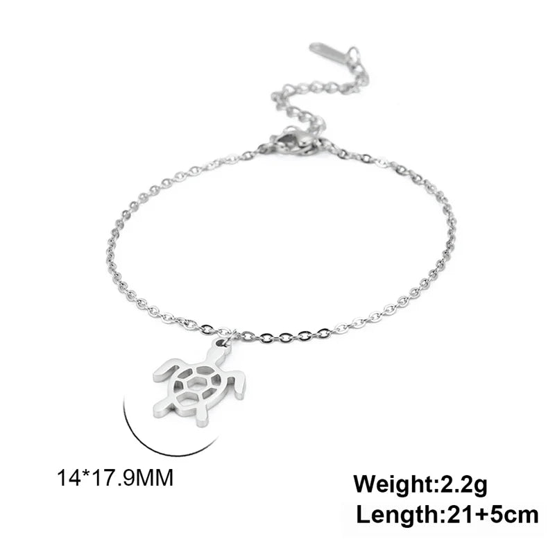 ✨ Gold Lotus Flower Anklet – Stainless Steel Foot Bracelet for Women 🔷 خلخال زهرة اللوتس بلون ذهبي – سلسلة كاحل من الستانلس ستيل للنساء