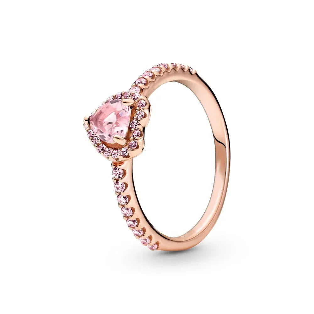 โจ Red & Pink Heart Zircon Ring โ Fashion Wedding Jewelry Gift ๐ท ุฎุงุชู
ุฃููู ู
ุฑุตุน ุจุญุฌุฑ ุฒุฑููู ููุจ ุจุงูููููู ุงูุฃุญู
ุฑ ูุงููุฑุฏู โ ูุฏูุฉ ุฑุงููุฉ ููุฒูุงู ูุงูู
ูุถุฉ