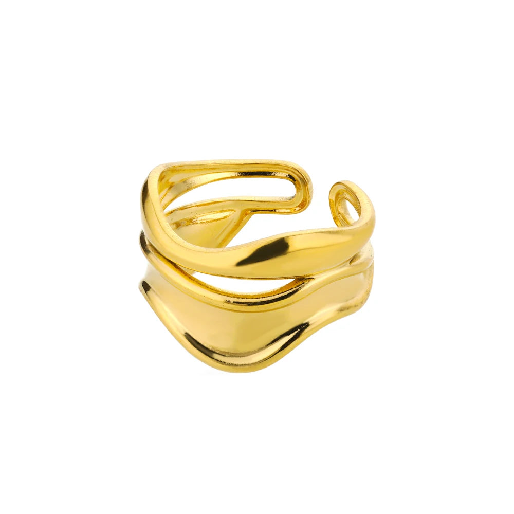 โจ 316L Stainless Steel Gold Rings โ Classic Wedding & Couple Jewelry ๐ท ุฎูุงุชู
ุณุชุงููุณ ุณุชูู 316L ุจููู ุฐูุจู โ ุชุตู
ูู
ูุงุฎุฑ ูููุงุณููู ููุฒูุงู