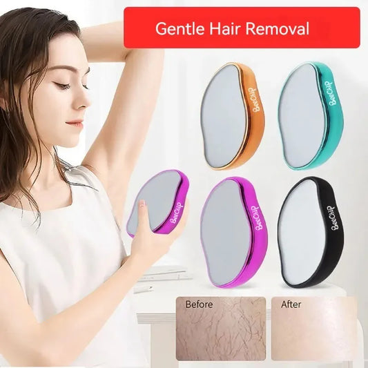 🧼 Nano Glass Painless Hair Removal Tool | أداة إزالة الشعر الزجاجية النانوية – بدون ألم أو تهيّج للبشرة