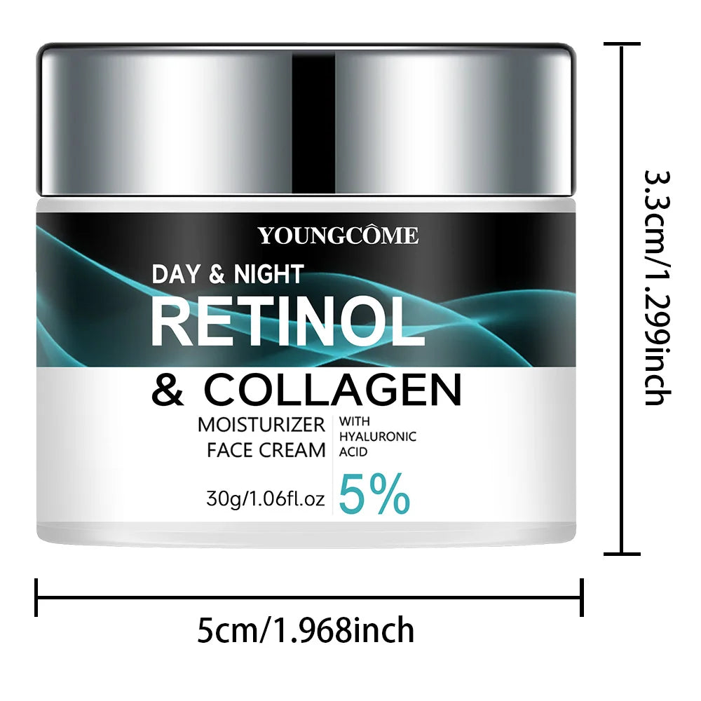 โจ YOUNGCOME Retinol Collagen Moisturizing Cream ๐ท โ Nourishing Anti-Aging Cream for Skin Elasticity, Brightening & Smooth Texture | ูุฑูู
 ูุงูุบููู
 ุจุงููููุงุฌูู ูุงูุฑูุชูููู โ ู
ุบุฐู ูู
ุฑุทุจ ูู
ูุงูู
ุฉ ุงูุดูุฎูุฎุฉ ูุชุญุณูู