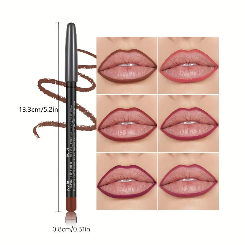 قلم تحديد شفاه فاخر مطفي - طويل الثبات وسهل التطبيق | Luxury Matte Lip Liner – Long-Lasting, Smooth Application