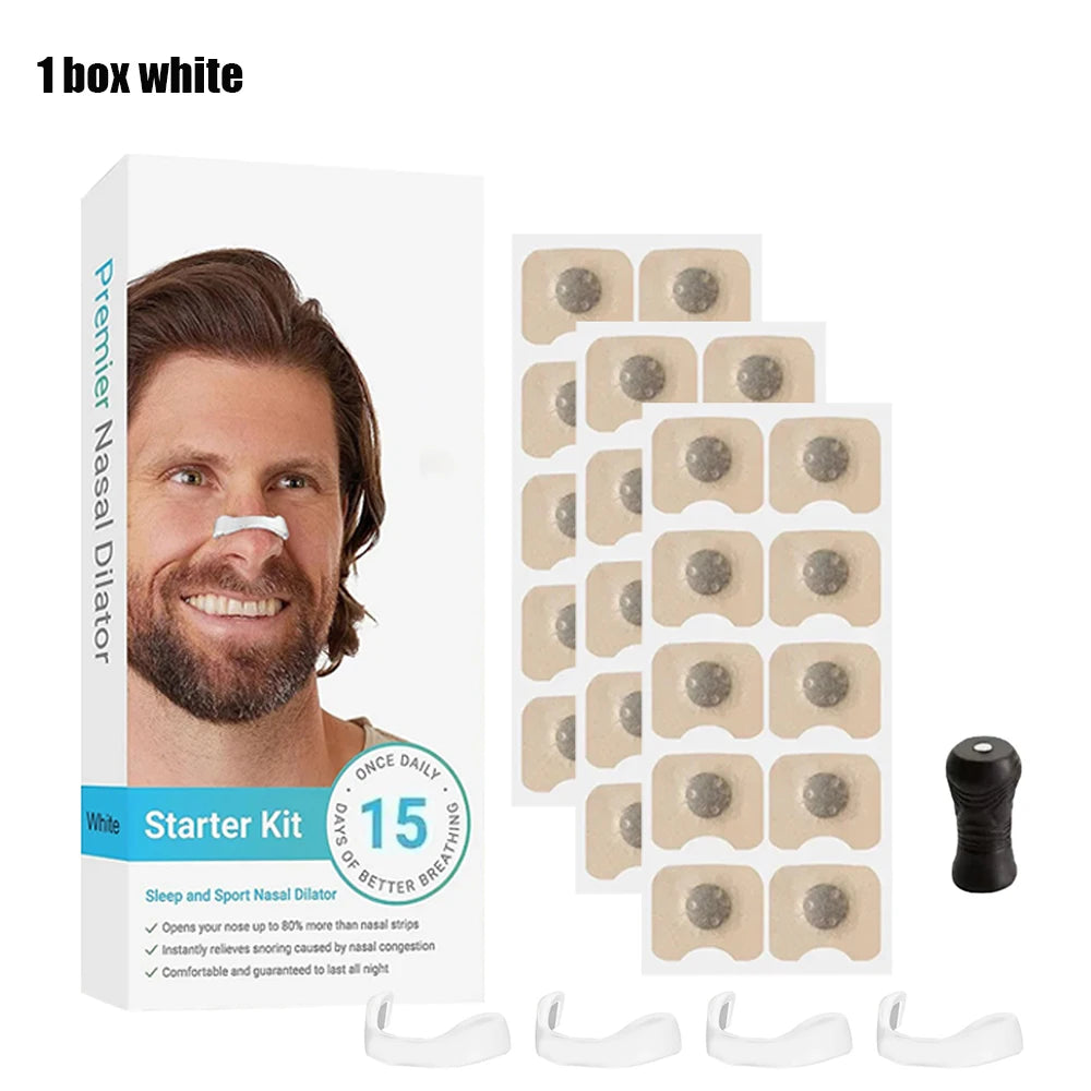 ✨ Magnetic Nasal Dilator Anti-Snoring Strips – Boost Oxygen & Improve Sleep 🔷 موسّع أنف مغناطيسي مضاد للشخير – شرائط لتسهيل التنفس وزيادة الأوكسجين أثناء النوم