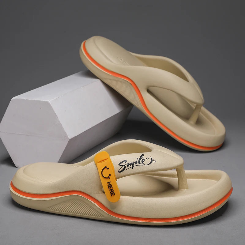 🩴 Summer Men’s Soft EVA Flip Flops – Anti-Slip Beach & Home Slides | شبشب رجالي صيفي بنعل EVA ناعم – للشاطئ والمنزل – مانع للانزلاق