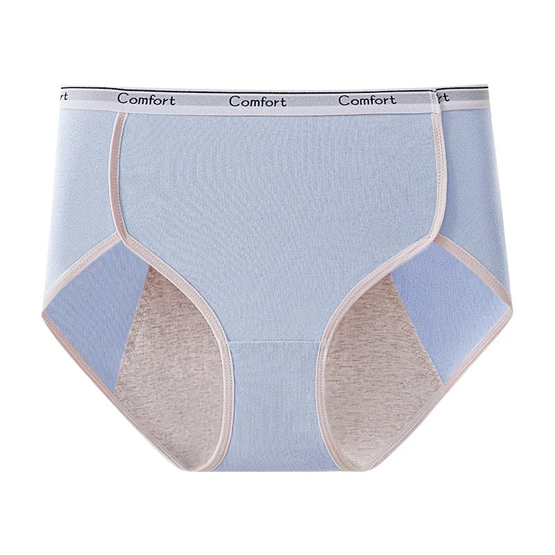 ✨ Women's Leak-Proof Menstrual Panties – High Waist Cotton Underwear 🔷 سروال داخلي نسائي مقاوم للتسرب للدورة الشهرية – خصر عالي من القطن المريح