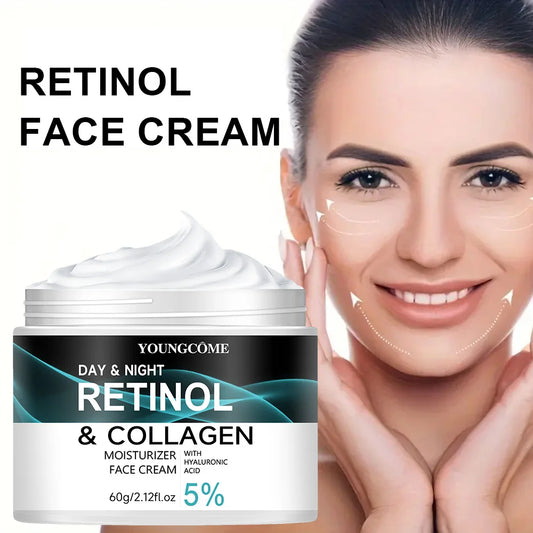 ✨ YOUNGCOME Retinol Collagen Moisturizing Cream 🔷 – Nourishing Anti-Aging Cream for Skin Elasticity, Brightening & Smooth Texture | كريم يانغكوم بالكولاجين والريتينول – مغذٍ ومرطب لمقاومة الشيخوخة وتحسين