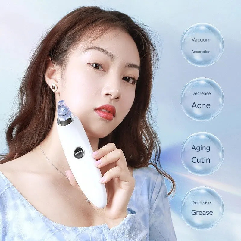 Suction Blackheads Remover Vacuum Pore Cleaner – جهاز شفط الرؤوس السوداء وتنظيف المسام