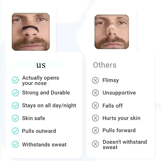✨ Magnetic Nasal Dilator Anti-Snoring Strips – Boost Oxygen & Improve Sleep 🔷 موسّع أنف مغناطيسي مضاد للشخير – شرائط لتسهيل التنفس وزيادة الأوكسجين أثناء النوم