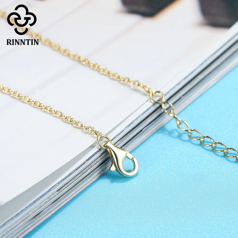 Rinntin S925 Sterling Silver Ankle Chain – Elegant Summer Foot Bracelet for Women & Girls | خلخال نسائي أنيق من الفضة الأصلية S925 من Rinntin – إكسسوار قدم عصري لصيف البحر والمناسبات