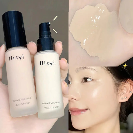 ✨ Liquid Transparent Foundation – Natural Finish & Flawless Coverage 🔷 فاونديشن سائل شفاف – تغطية طبيعية تخفي العيوب بدون تكتل