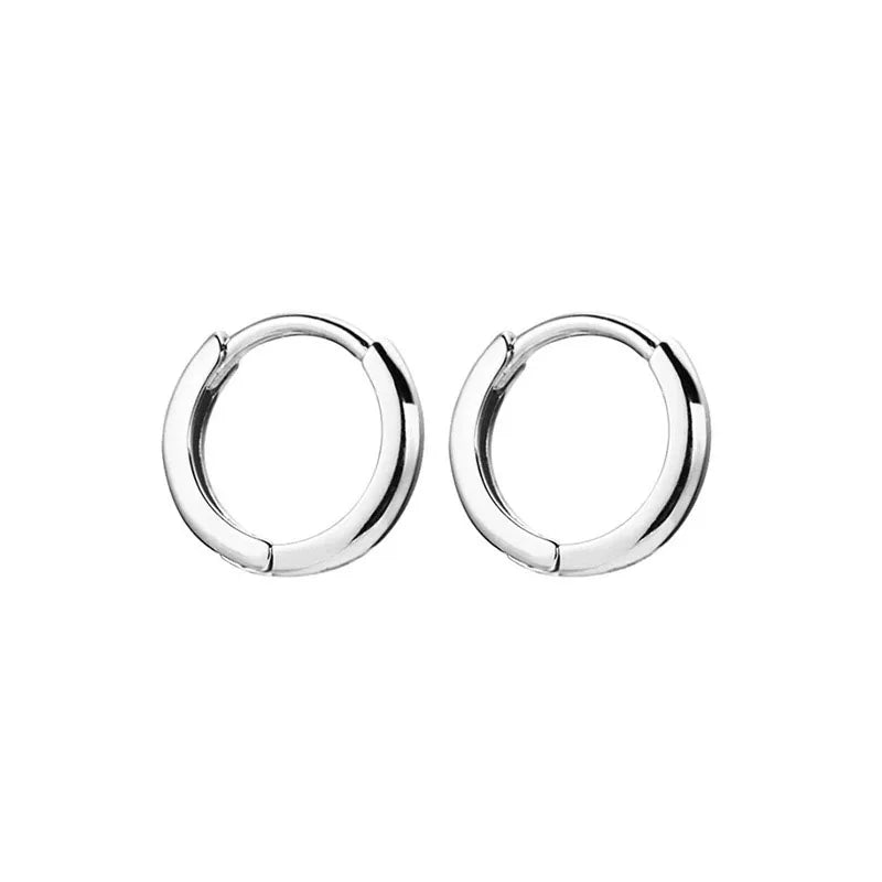 ✨ 2pcs Gold Color Tiny Hoop Earrings – Unisex Cartilage Piercing Jewelry 🔷 طقم حلقين ذهبيين صغيرين (قطعتان) – أقراط غضروف أنيقة للنساء والرجال