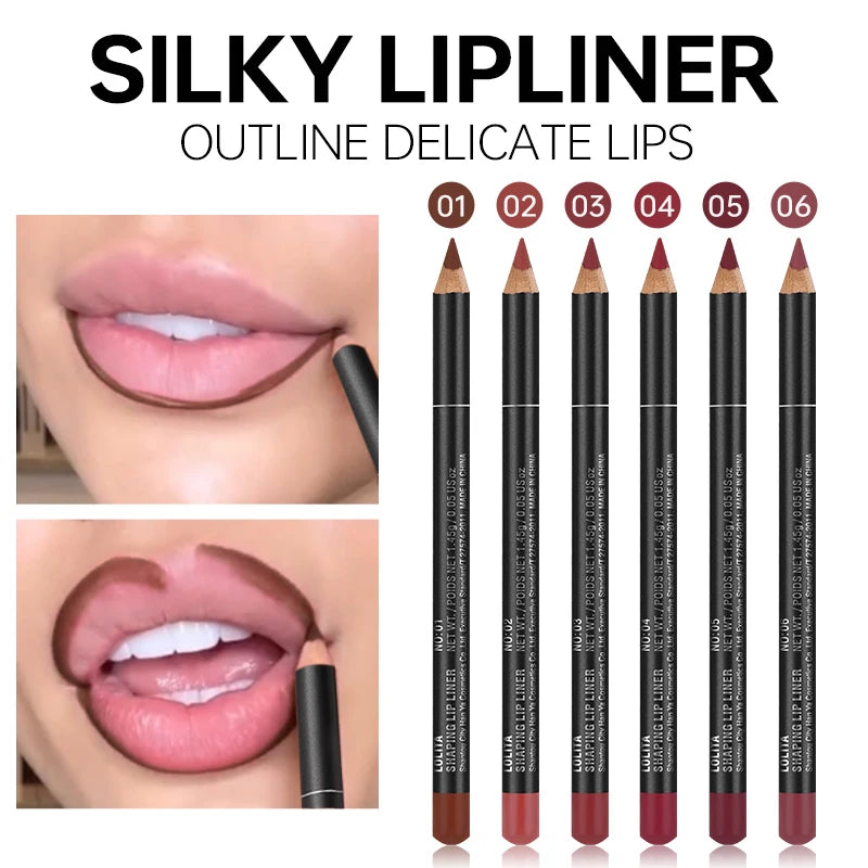قلم تحديد شفاه فاخر مطفي - طويل الثبات وسهل التطبيق | Luxury Matte Lip Liner – Long-Lasting, Smooth Application