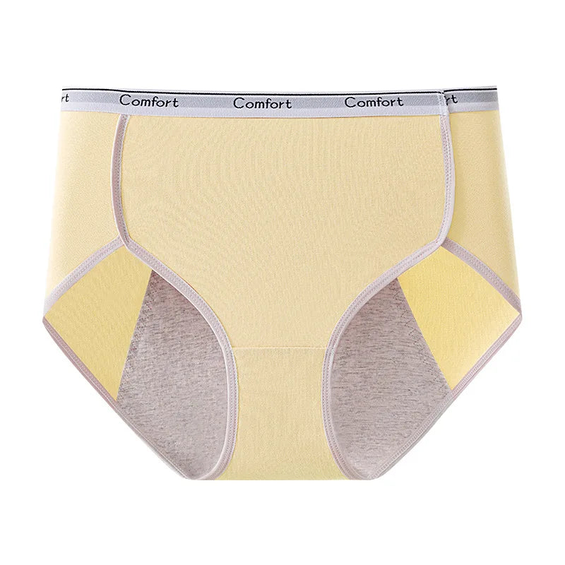 ✨ Women's Leak-Proof Menstrual Panties – High Waist Cotton Underwear 🔷 سروال داخلي نسائي مقاوم للتسرب للدورة الشهرية – خصر عالي من القطن المريح