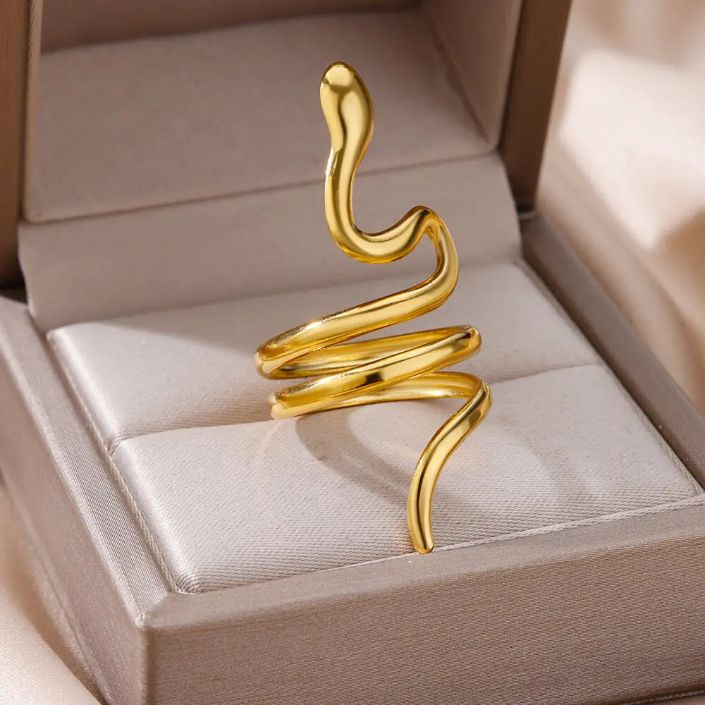 ✨ 316L Stainless Steel Gold Rings – Classic Wedding & Couple Jewelry 🔷 خواتم ستانلس ستيل 316L بلون ذهبي – تصميم فاخر وكلاسيكي للزفاف