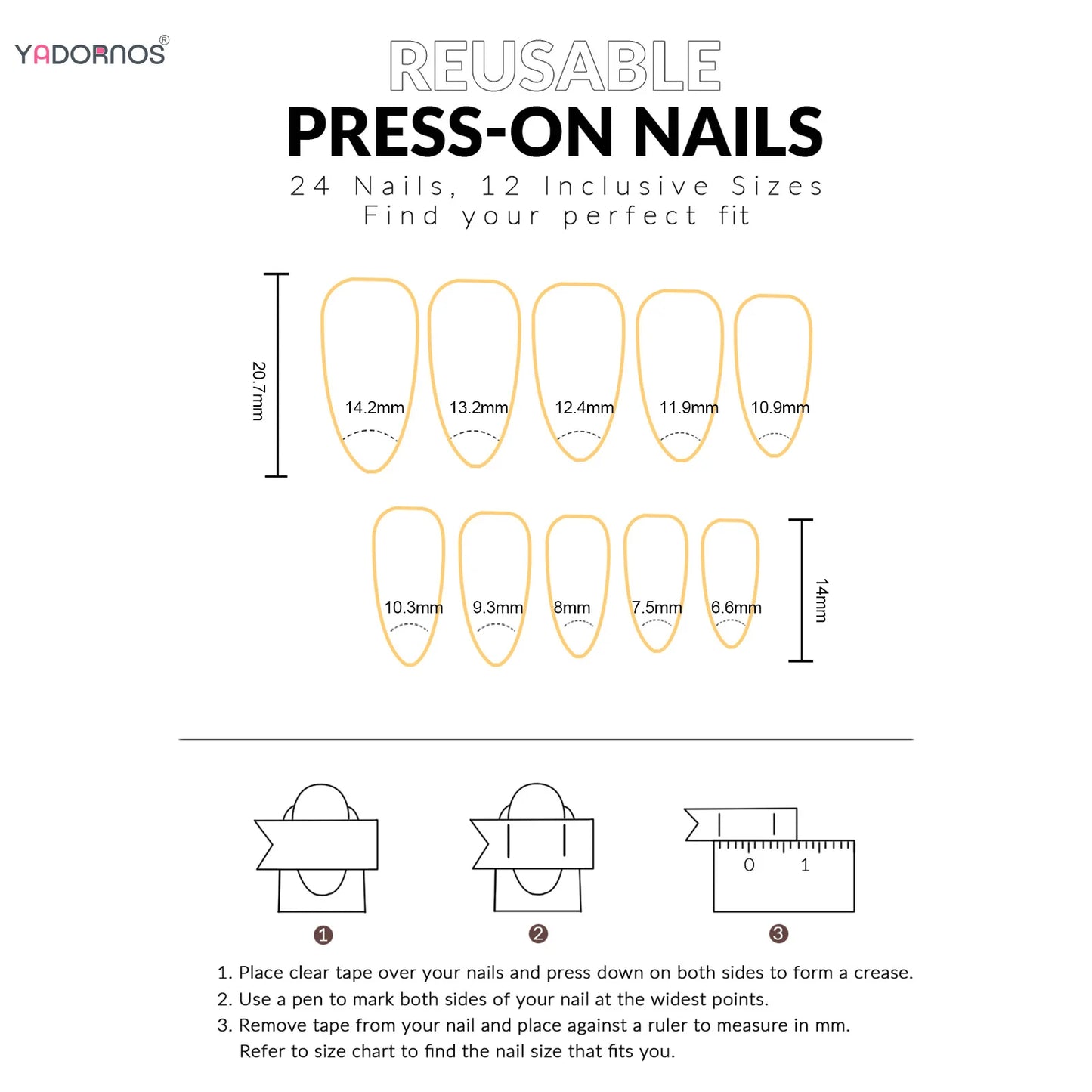 24pcs Sweet Detachable False Nails with Bowknots & Pearls – أظافر صناعية فاخرة قابلة للفك مزينة بفيونكات ولؤلؤ