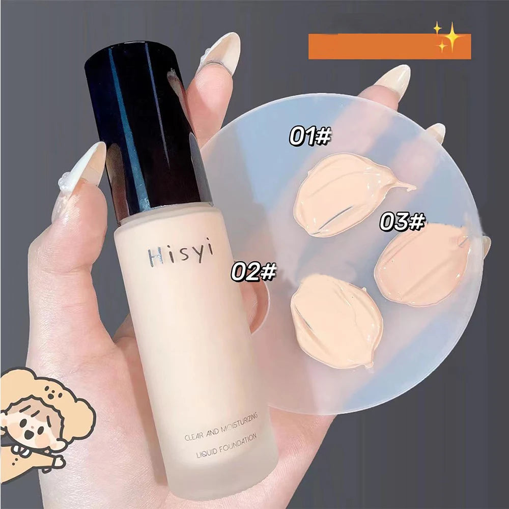 ✨ Liquid Transparent Foundation – Natural Finish & Flawless Coverage 🔷 فاونديشن سائل شفاف – تغطية طبيعية تخفي العيوب بدون تكتل