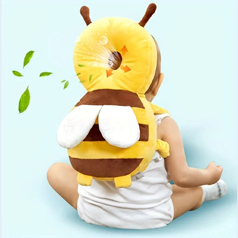 🐝 Little Bee Baby Head Protection Pillow – Cute & Safe Anti-Fall Cushion | وسادة حماية رأس الطفل بشكل نحلة – مانعة للسقوط وهدية مثالية للأطفال