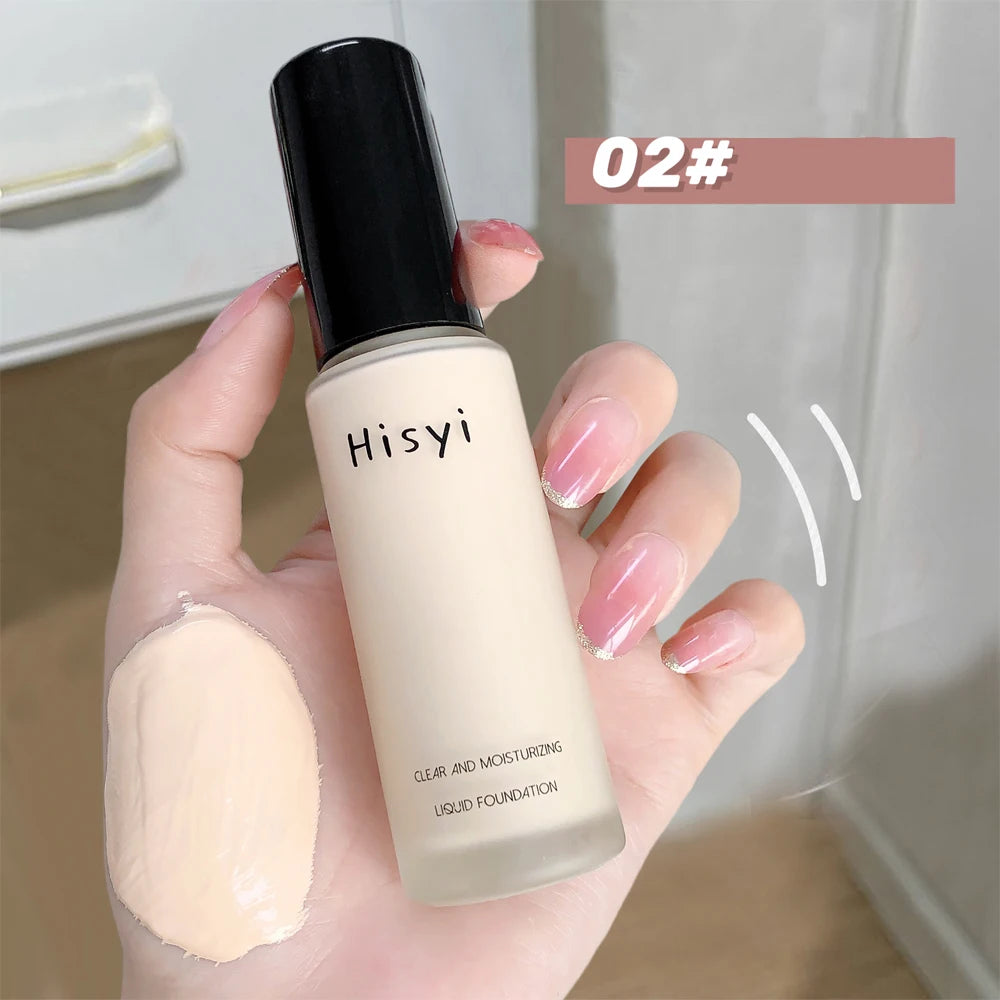 ✨ Liquid Transparent Foundation – Natural Finish & Flawless Coverage 🔷 فاونديشن سائل شفاف – تغطية طبيعية تخفي العيوب بدون تكتل