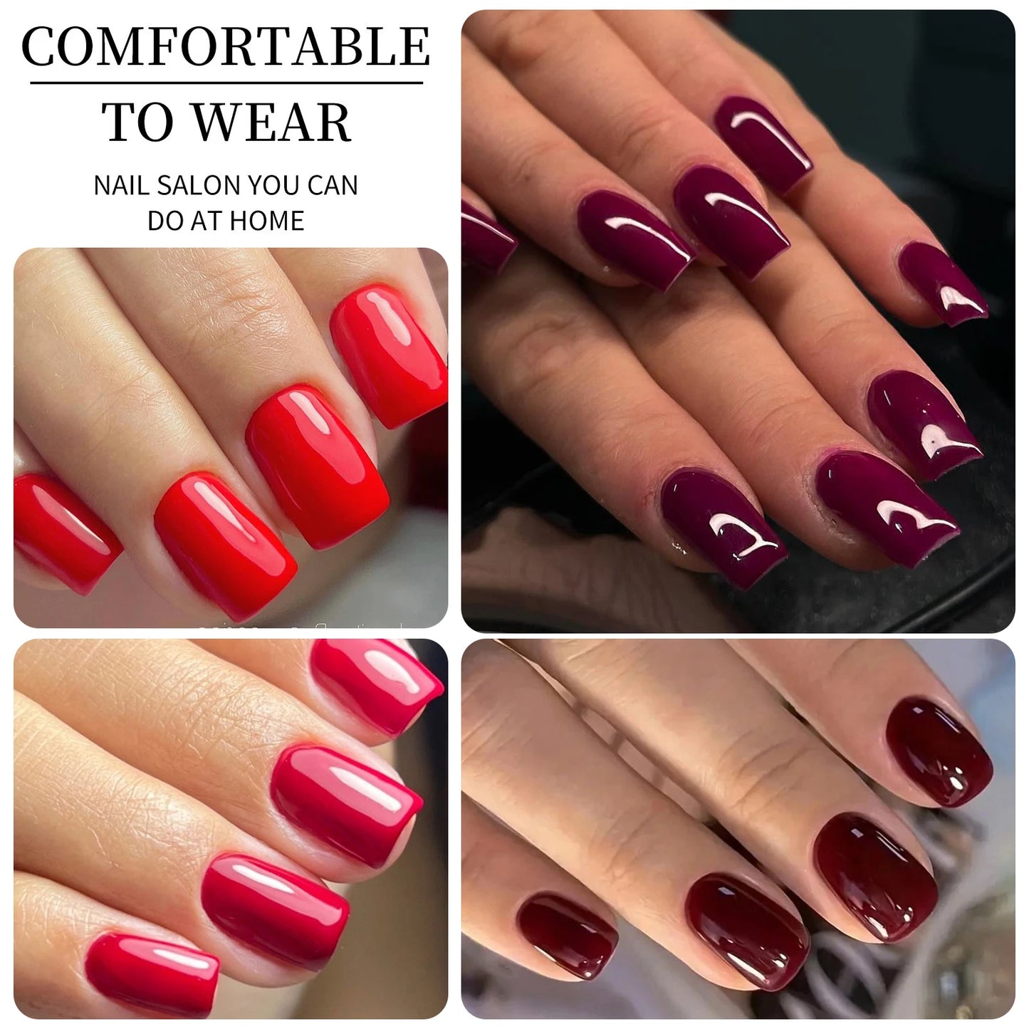 VelvaMatte 4-Color Soft Matte Press-On Nails – Full Coverage Elegance at Your Fingertips | ڤيلفا مات – أظافر صناعية ناعمة بـ ٤ ألوان مطفية لإطلالة أنيقة متكاملة