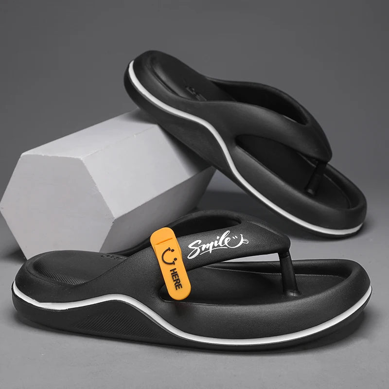🩴 Summer Men’s Soft EVA Flip Flops – Anti-Slip Beach & Home Slides | شبشب رجالي صيفي بنعل EVA ناعم – للشاطئ والمنزل – مانع للانزلاق