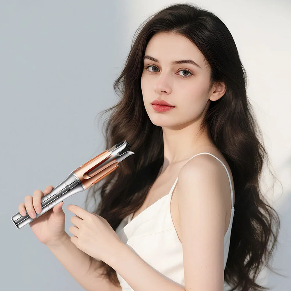 🌪️ Automatic Curling Iron – Big Waves Hair Styler for Women | جهاز لف الشعر الأوتوماتيكي – لتموجات كبيرة وناعمة للنساء