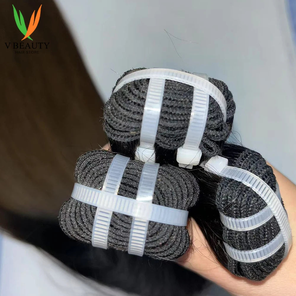 ✨ V Beauty Honey Color Virgin Hair Bundles – 16A Bone Straight Double Weft 🔷 خصلات شعر طبيعي خام بلون العسل – فردي مستقيم، مزدوج النسج من نوع 16A، غير معالج