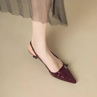 Women’s Satin Pointed-Toe Ankle Strap Pumps – Medium Stiletto Elegant Heels for Formal Events & Parties | كعب نسائي أنيق من الساتان بطرف مدبب ورباط على الكاحل – كعب متوسط رفيع للمناسبات الرسمية والحفلات