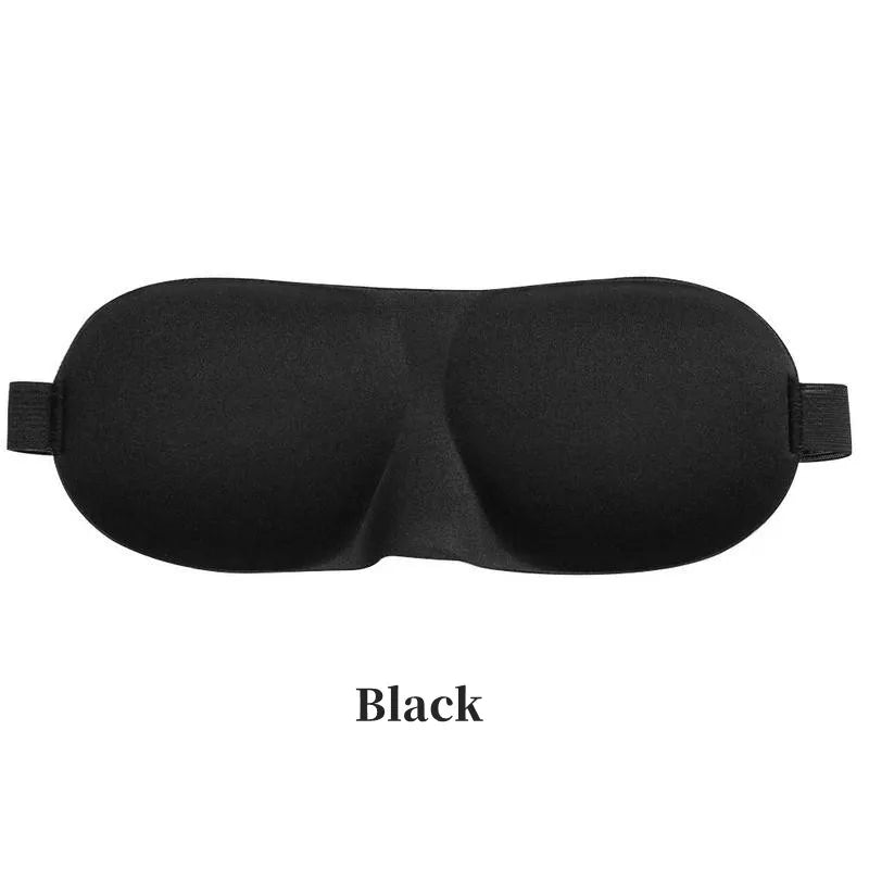 3D Contoured Sleep Eye Mask – Light-Blocking Molded Night Blindfold for Men & Women | قناع نوم مريح 3D بغطاء محدب – لحجب الضوء بالكامل للرجال والنساء