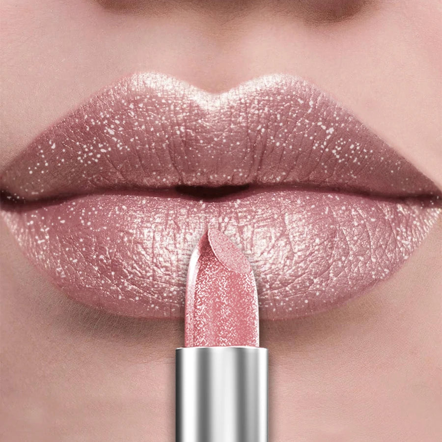 ✨ 21 Colors Metallic Glitter Lipstick – Bold, Shiny & Long-Lasting Matte Tint 🔷 طقم 21 لون من أحمر الشفاه اللامع المعدني – ألوان قوية بلمعة لؤلؤية تدوم طويلًا