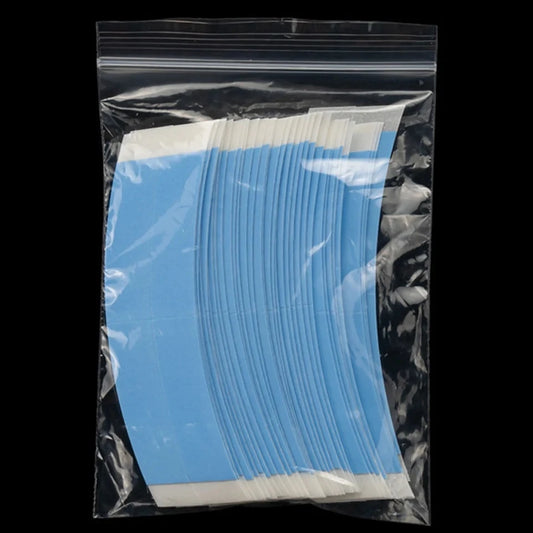 🟦 36pcs Double-Sided Lace Wig Adhesive Tape | شريط لاصق مزدوج للباروكة والإكستنشن – 36 قطعة