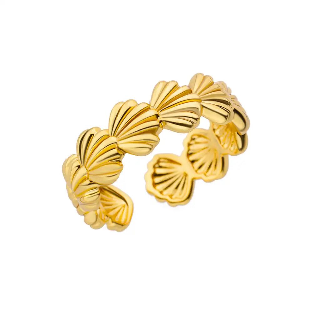 ✨ 316L Stainless Steel Gold Rings – Classic Wedding & Couple Jewelry 🔷 خواتم ستانلس ستيل 316L بلون ذهبي – تصميم فاخر وكلاسيكي للزفاف