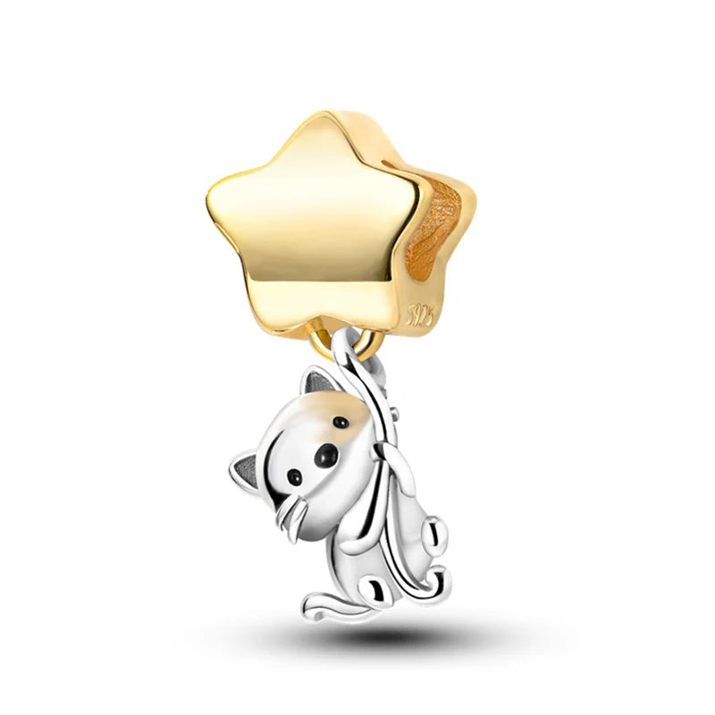 ✨ 925 Sterling Silver Mom & Daughter Heart Charm – Fits Pandora Bracelets 🔷 تعليقة قلب للأم والابنة من الفضة الإسترلينية 925 – مناسبة لأساور باندورا