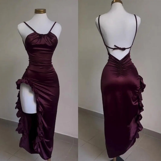 💥 2025 Y2K Sexy Halter Spice Girl Dress 👗 – Europe & US Explosive Cross-Border Summer Dress | فستان حمالة عنق أنثوي جريء 2025 – موضة ي2كي صيفية بلمسة “سبايس جيرل” أوروبية وأمريكية
