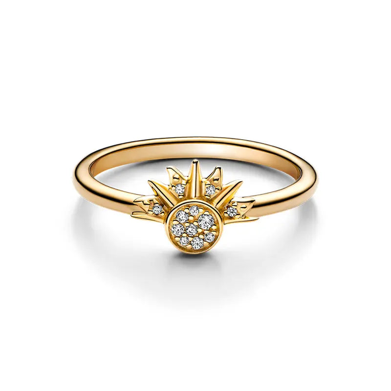 ✨ Red & Pink Heart Zircon Ring – Fashion Wedding Jewelry Gift 🔷 خاتم أنيق مرصع بحجر زركون قلب باللونين الأحمر والوردي – هدية راقية للزفاف والموضة