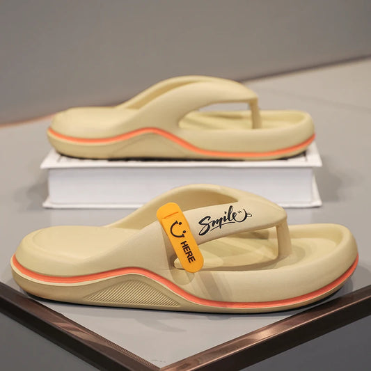 🩴 Summer Men’s Soft EVA Flip Flops – Anti-Slip Beach & Home Slides | شبشب رجالي صيفي بنعل EVA ناعم – للشاطئ والمنزل – مانع للانزلاق